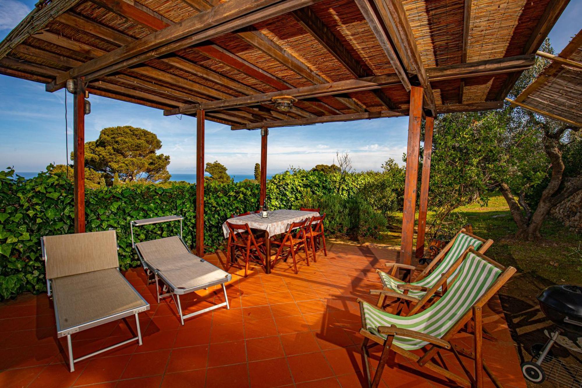 Il Cottage Di Villa Sveva, Splendida Vista Mare Порто-Санто-Стефано Екстер'єр фото